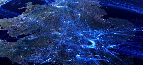 Flugrouten Nordatlantik Europa NATS Kulturonline.ch