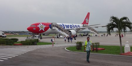 Edelweiss Air Airbus 330-200 Airport Havanna Kuba Kulturonline.ch