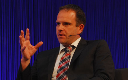 Adrian Steiner , CEO der Thermoplan AG Schweizer KMU-Tag 2014 Kulturonline.ch