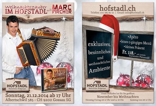 Weihnachtszauber im Hofstadl Gossau Kulturonline.ch