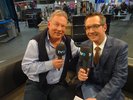Roland P. Poschung beim Interview mit TVO-Moderator Dani Sager an der OFFA 2016