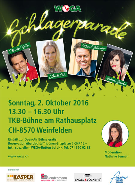 Schlagerparade an der WEGA in Weinfelden auf Kulturonline.ch