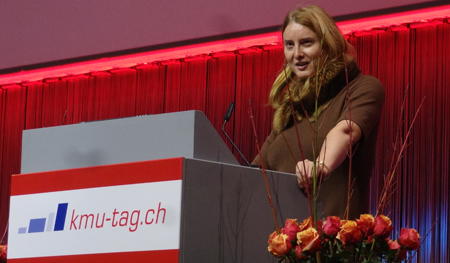 Bea Knecht Zattoo beim Schweizer KMU-Tag 2016 Kulturonline.ch