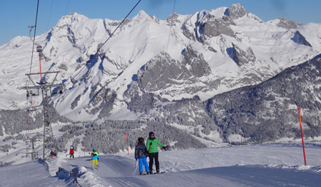 Wildhauser Skigebiet und ein Blick zum Säntis Kulturonline.ch