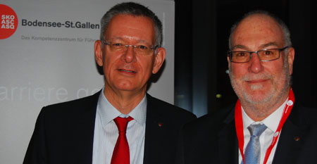 SKO-Geschäftsleiter Jürg Eggenberger und Pierino Signorell, Präsident SKO Ost-Schweiz Kulturonline.ch