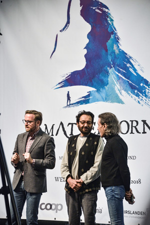 Theater St. Gallen: Vorstellung des Musicals «Matterhorn» an einer Medienorientierung am 16. Januar 2018 © Bild: zVg / Tine Edel.