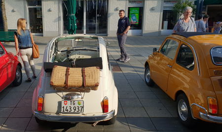 Der älteste Fiat 500 stammt aus dem Jahr 1958 und fährt im Kanton Thurgau Kulturonline.ch