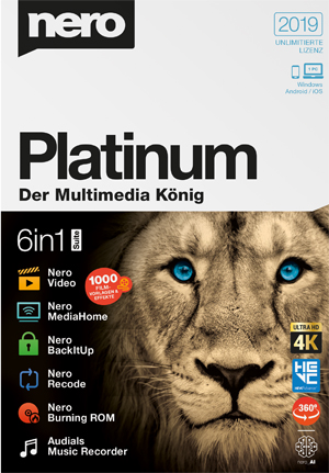 nero Platinum 2019 Der Multimedia König auf Kulturonline.ch