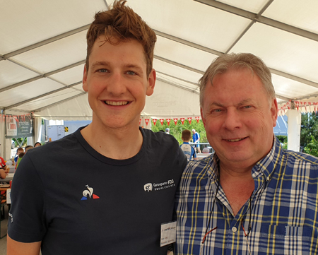 Stefan Küng, Profi-Radrennfahrer, ist Ehrengast bei «Persönlich im Hof zu Wil», 21.11.21, 10 h