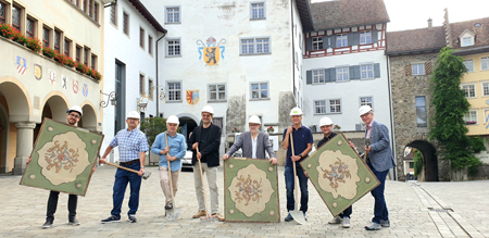 Hof zu Wil Baubeginn Spatenstich