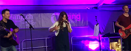 Anna Rossinelli bei den Jazz Meilen in Kreuzlingen mit Band