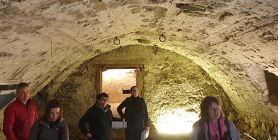 Schloss Gottlieben im Kanton Thurgau - Blick in den Keller